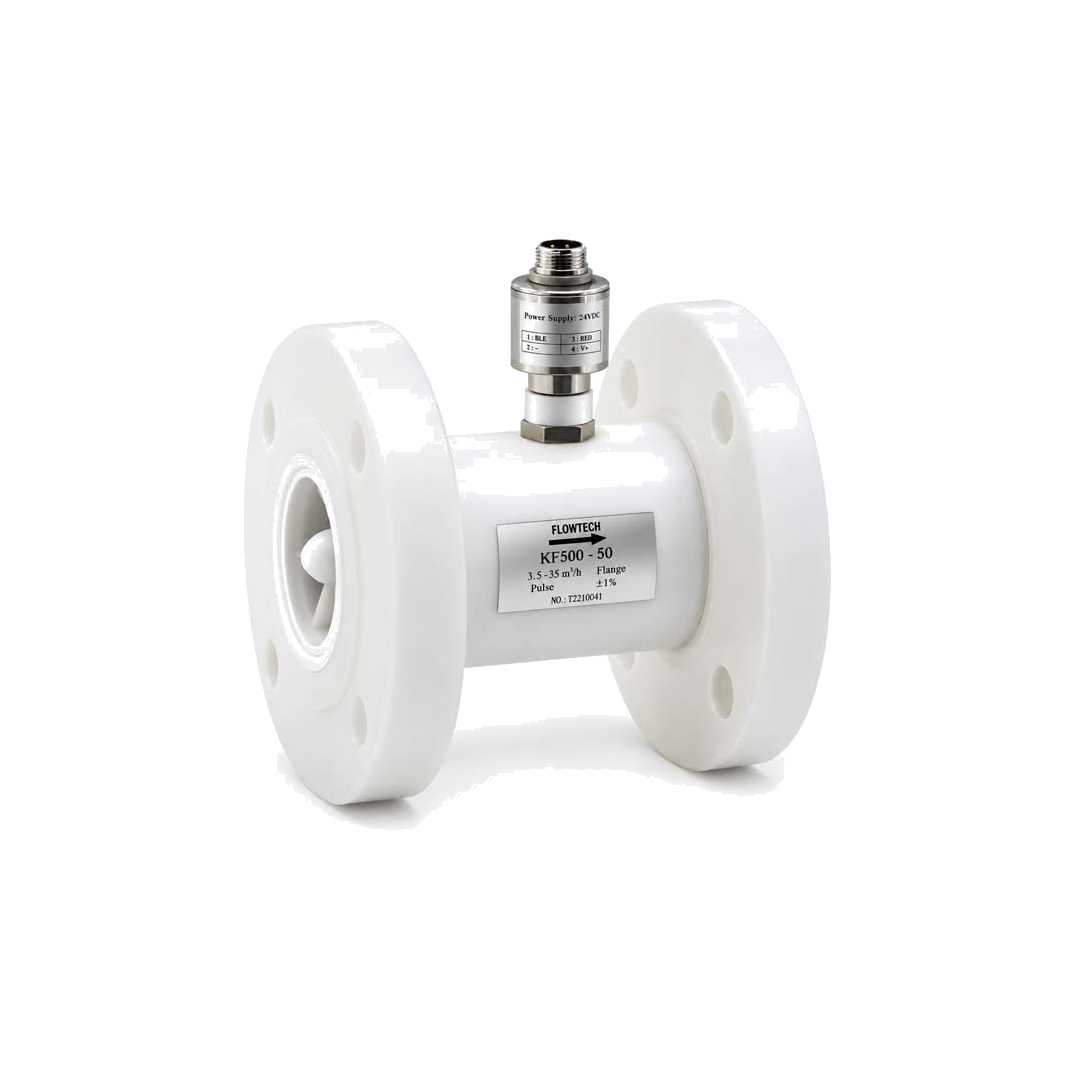 Türbin Debimetre PTFE Gövdeli
