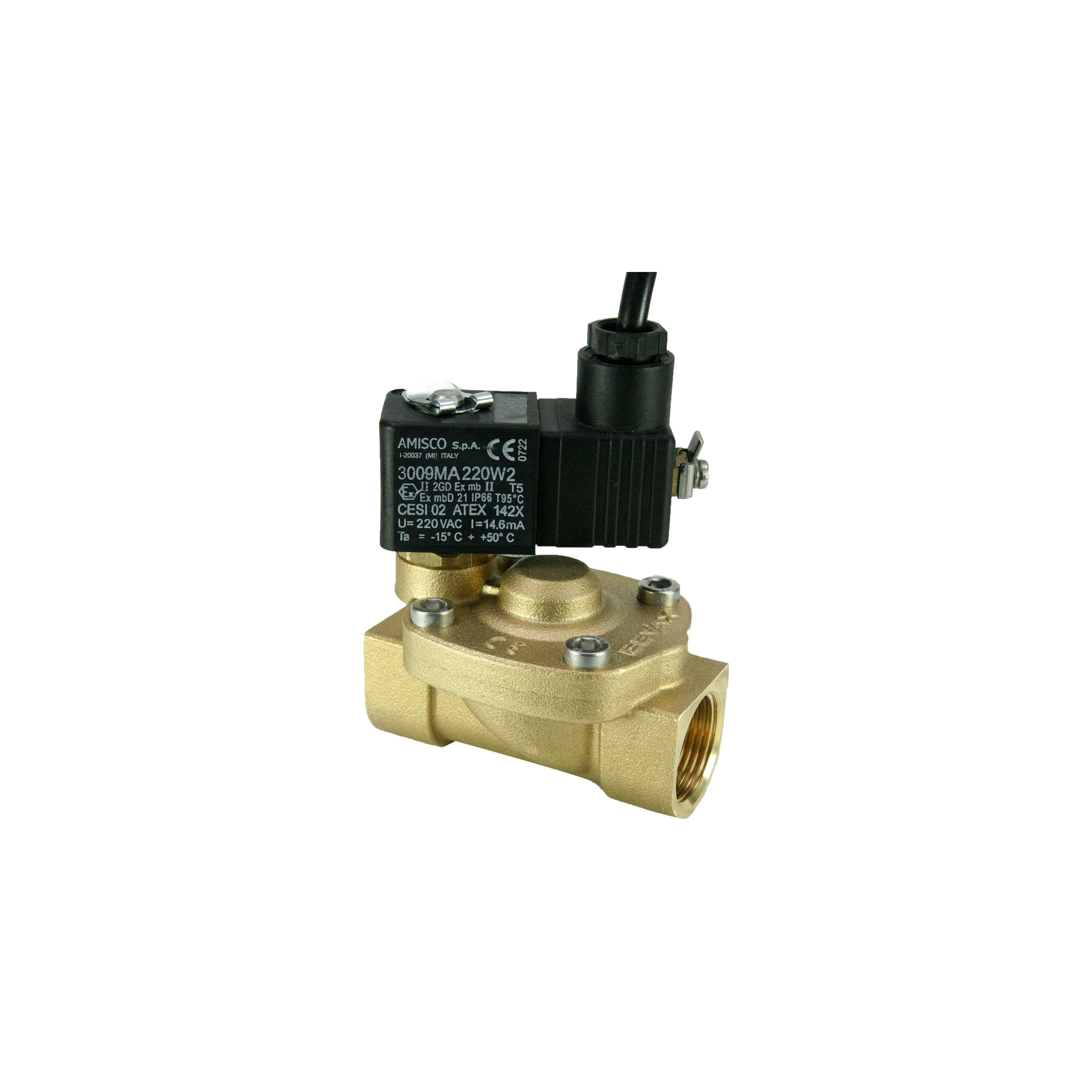 Ex-proof solenoid valfler