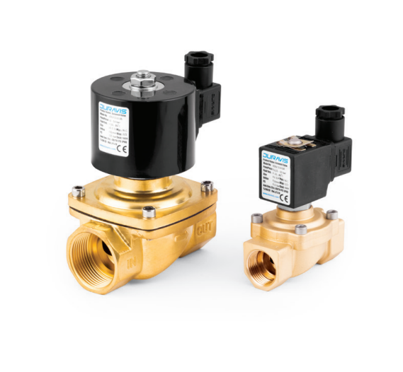 ESV 110/111 sıfır basınç farkında çalışabilen solenoid valf