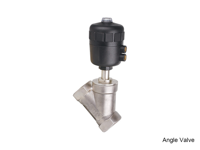 Viton açılı vanalar akışkan kontrol valfi